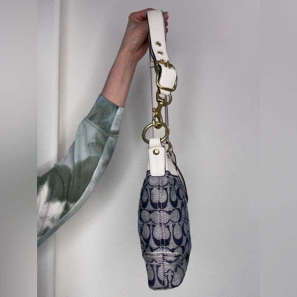 Coach Denim Bleecker Sufflette Y2K - Picture 7 of 16